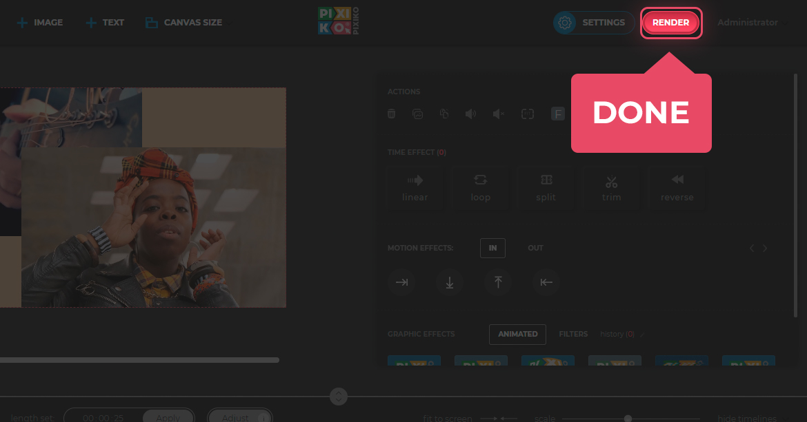 Overlay video online