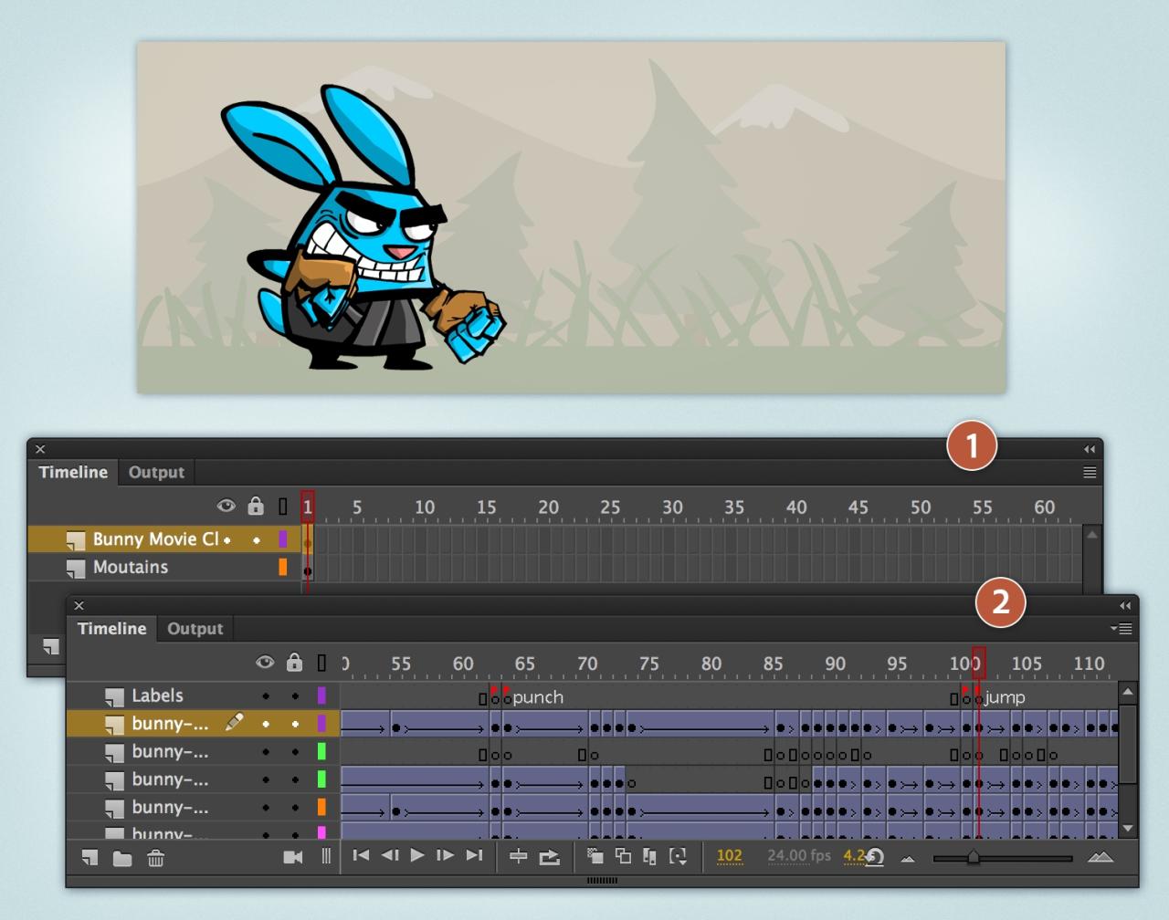 Elements in Animate Elements in Animate