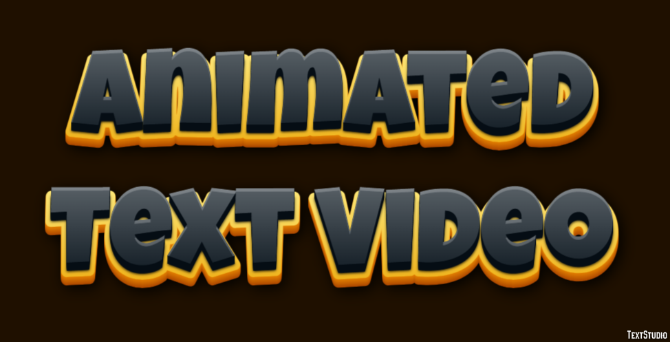 Animated Text Video Text Effect and Logo Design Font
