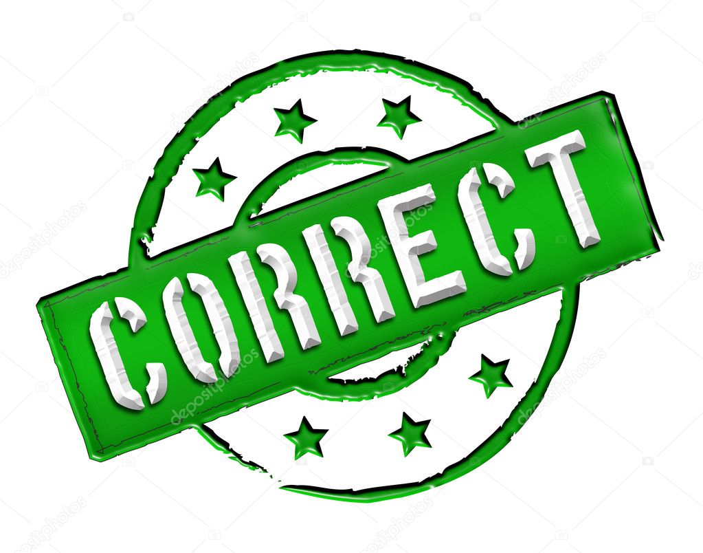 CORRECT - Stamp ⬇ Stock Photo, Image by © ultrakreativ #9604781 CORRECT - Stamp ⬇ Stock Photo, Image by © ultrakreativ #9604781