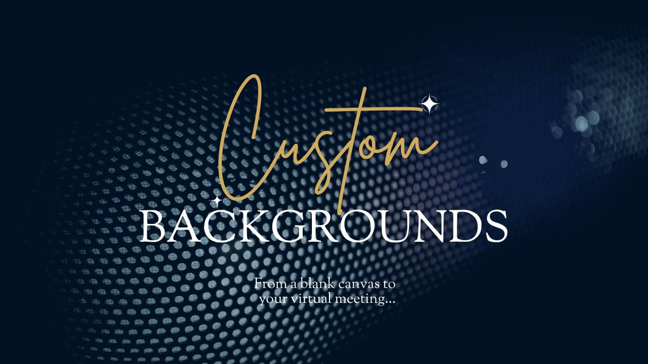 Fully Customized Virtual Background - Etsy